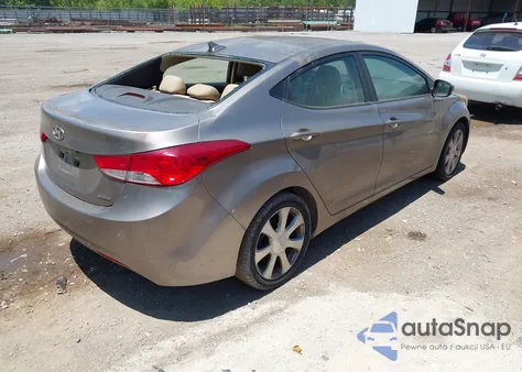 2011 Hyundai Elantra Limited z USA, uszkodzony, nr VIN 5NPDH4AE0BH010853